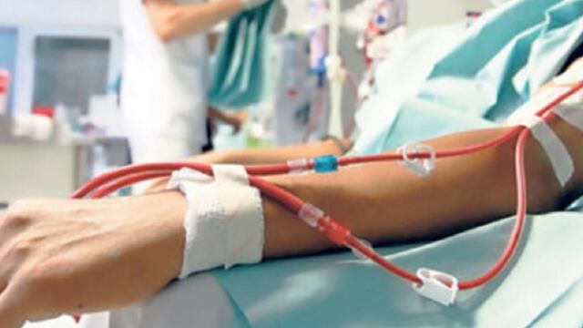 Persona recibiendo el tratamiento.