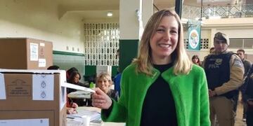 Myriam Bregman emitió su voto