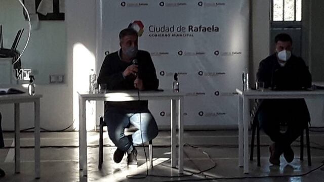 Conferencia de prensa sobre situación epidemiológica en Rafaela al 04/08/2021
