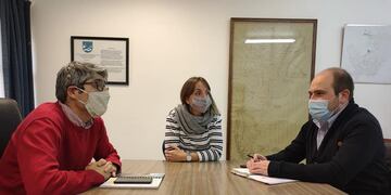 El concejal de Perito Moreno, Matías Treppo recorrió la provincia y se reunió con funcionarios