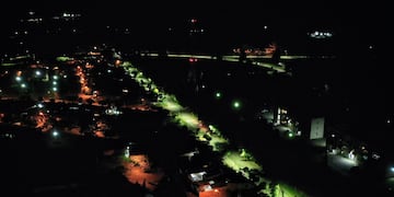 Desde el Municipio indicaron que continúa el recambio de luminarias LED.