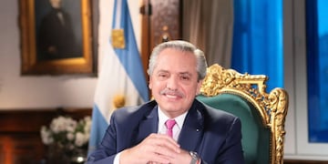 El presidente Alberto Fernández envió un mensaje por la Navidad a los argentinos por cadena nacional.