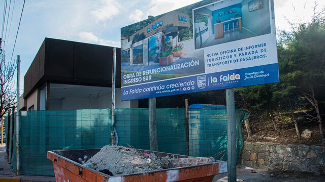 Sitio donde desconocidos irrumpieron y provocaron destrozos. (Foto: prensa / Municipalidad de La Falda).