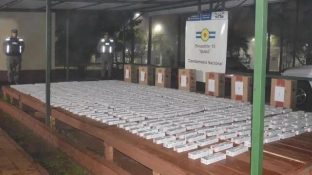 Puerto Iguazú: la aduana destruirá cigarrillos incautados.