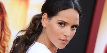 HOLLYWOOD, CA - JUNE 26:  Actress Adria Arjona arrives at the premiere of Warner Bros. Pictures' "The House" at TCL Chinese Theatre on June 26, 2017 in Hollywood, California.  (Photo by Gregg DeGuire/WireImage)