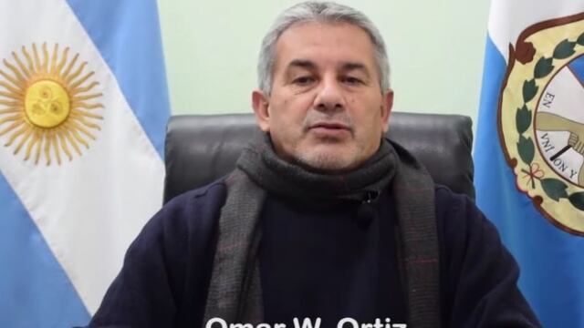Omar Ortiz, el intendente de Valle Fértil.