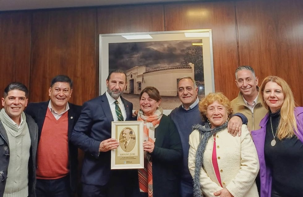 El nombre de Amado Juri en la sede del PJ tucumano