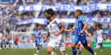 Ignacio Scocco, podría perderse el partido de Newell's ante Vélez de este viernes (@Newells).