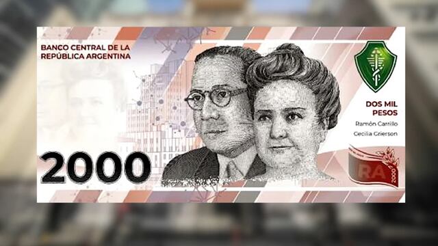El Billete de 2.000 pesos saldrá pronto, según informó el Banco Central.