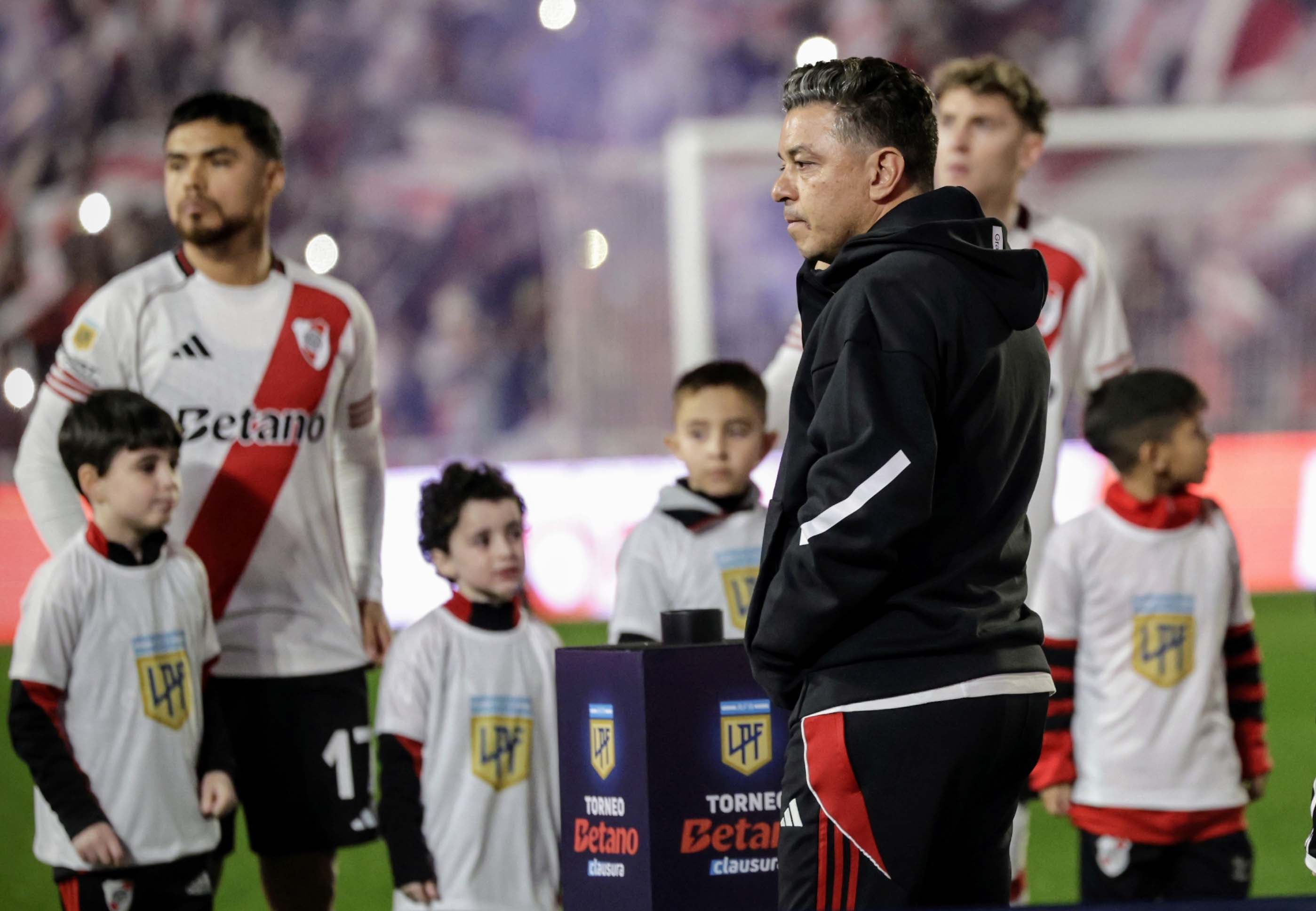 Gallardo y River llegan a Córdoba para enfrentar a Instituto. (Fotobaires).