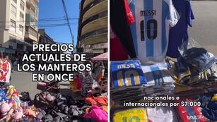 Una influencer expuso los precios que ofrecen los manteros en Once y causó furor en las redes sociales.