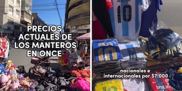 Una influencer expuso los precios que ofrecen los manteros en Once y causó furor en las redes sociales.