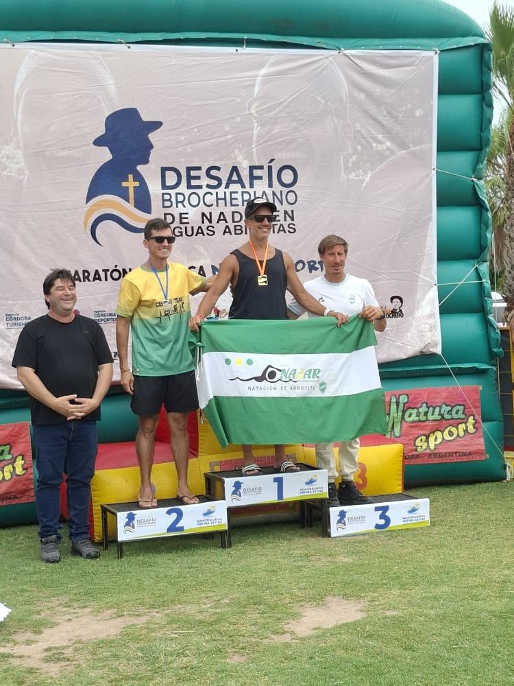 Rinaudo, Romero y Burzio con muy buenos resultados en Aguas Abiertas en Miramar