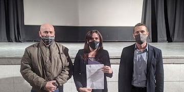 Se proyectó en Pérez el documental “Un encuentro con Malvinas” (Facebook Pérez Ciudad)