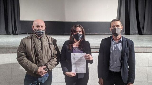 Se proyectó en Pérez el documental “Un encuentro con Malvinas” (Facebook Pérez Ciudad)