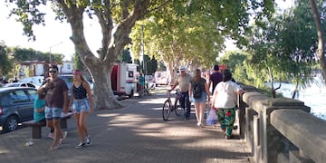 Costanera de Gualeguaychú. (Foto de archivo).