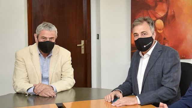 Jorge Ferraresi, Ministro de Desarrollo Territorial y Hábitat, recibió al intendente de Rafaela, Luis Castellano