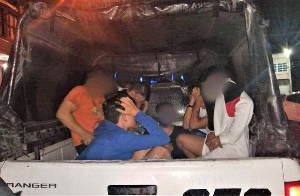 Menores participaban en una fiesta clandestina con adultos en Perico