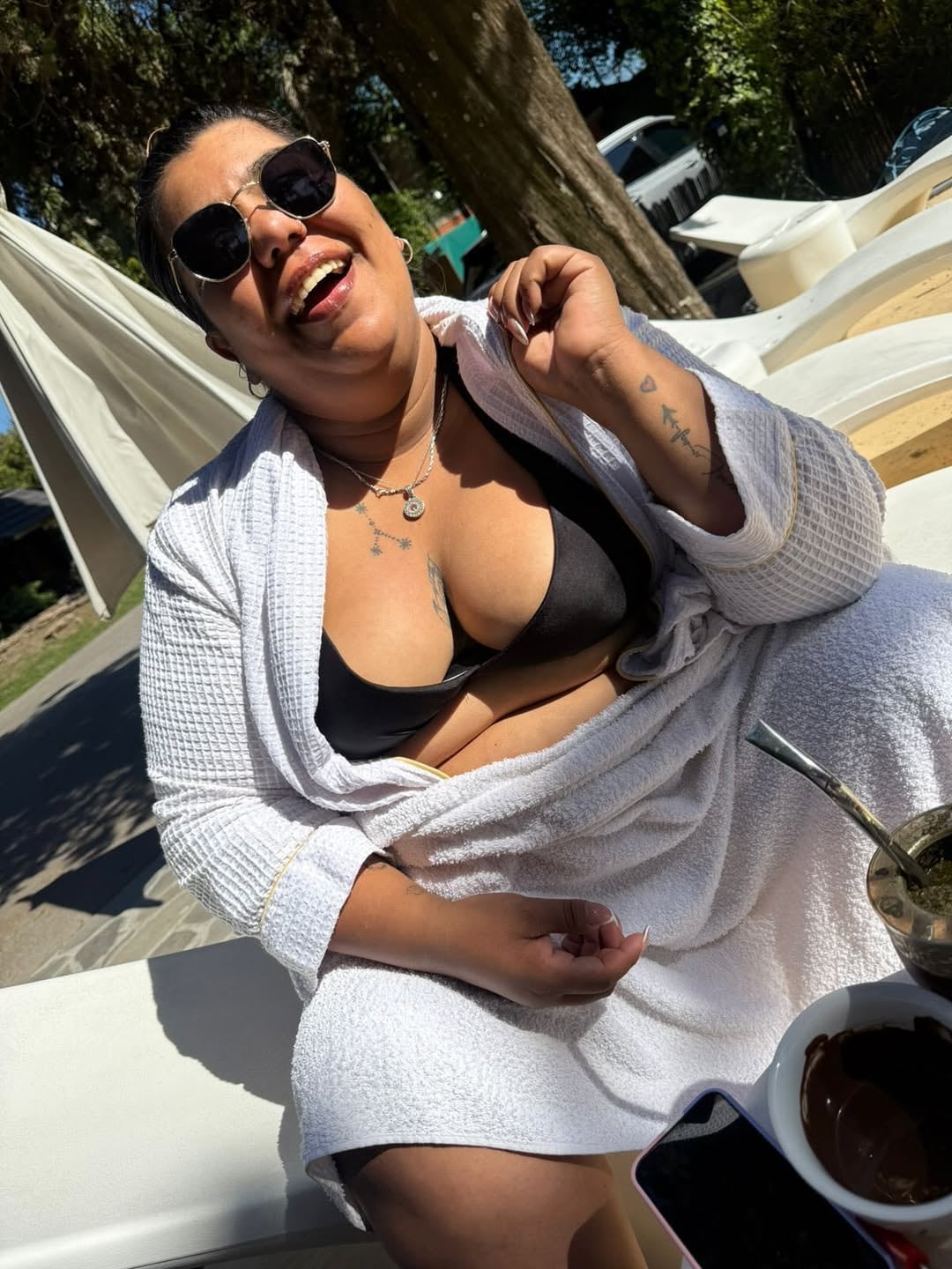 Camilota lució su look ideal para pasar un día espectacular de SPA y causó sensación en Instagram