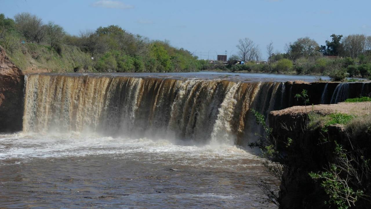 La cascada del Arroyo Saladillo.