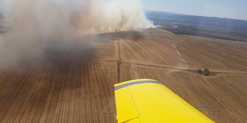Esta tarde, se desató un frente de fuego en la localidad de San Ignacio.