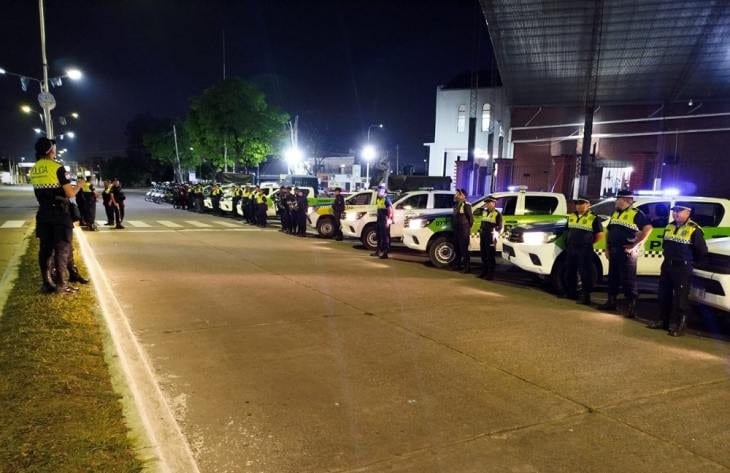 La Policía desplegó fuerzas en zonas críticas tras el análisis del mapa del delito.