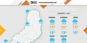 Lluvias, inestabilidad y algunas zona norte con probabilidad de tormentas para este Domingo