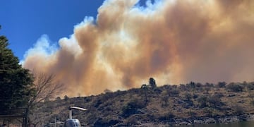 Potrero de Garay es la localidad más afectada por el fuego, este 18 de agosto.