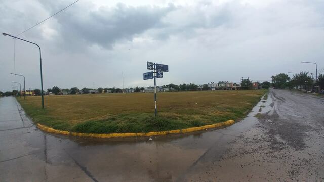 El predio en donde se construirá el complejo educativo del barrio Mora