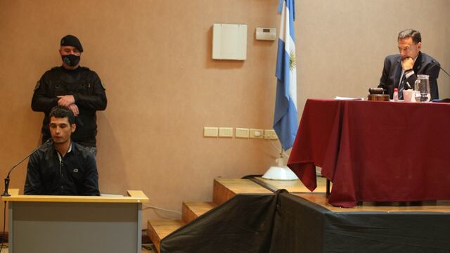 En el estrado. Catalino "El chaqueño" Duré Rojas está acusado de matar a Félix Valdez en 2020.