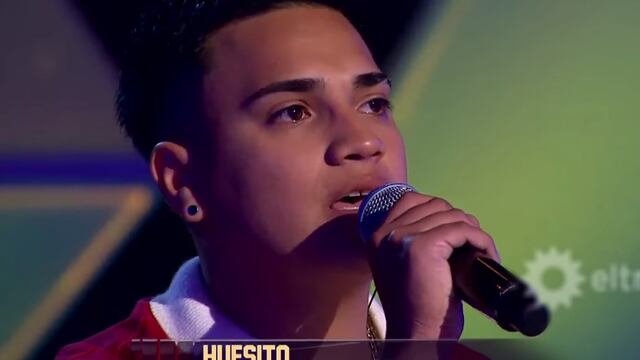 Enzo "Huesito" Flores en Canta Conmigo Ahora.