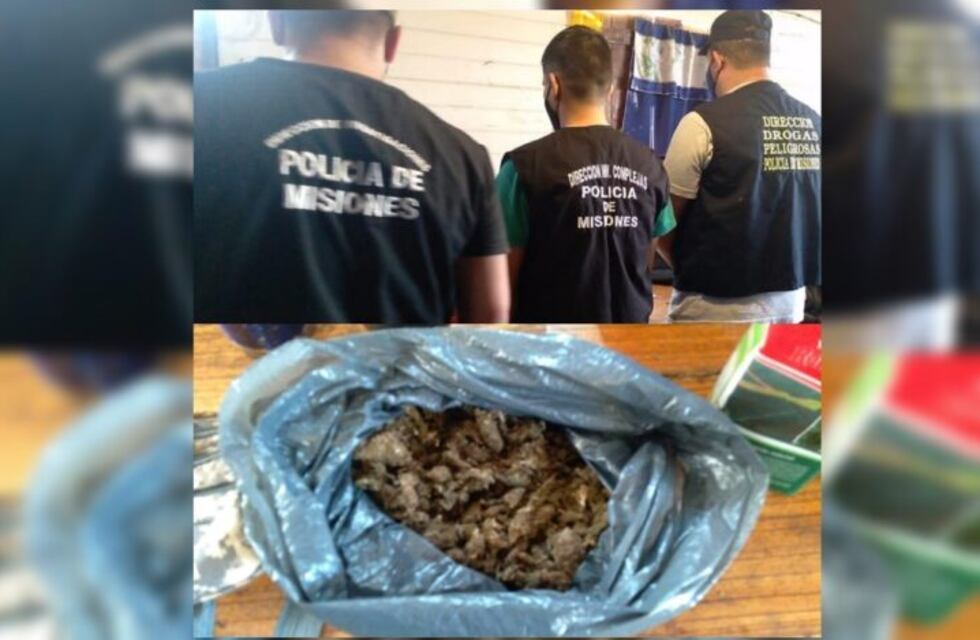 Allanaron una vivienda en Garupá por un robo y encontraron droga