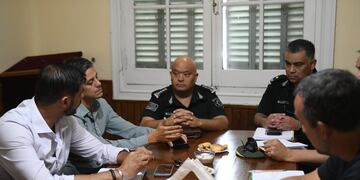 El nuevo Jefe de Policía Provincial estuvo en la reunión del Comando Unificado