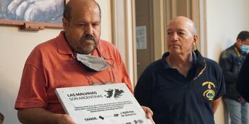 Así fue el homenaje en Tandil a los excombatientes de Malvinas.