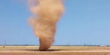 Un torbellino de viento azotó una finca en el interior de Corrientes.