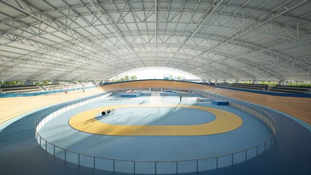 Así se verá el nuevo velódromo bajo techo de Rafaela.