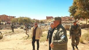 Las autoridades observan en la ciudad de La Quiaca uno de los puntos que es utilizado intensamente de manera ilegal para el tránsito peatonal desde y hacia Villazón, territorio de Bolivia.