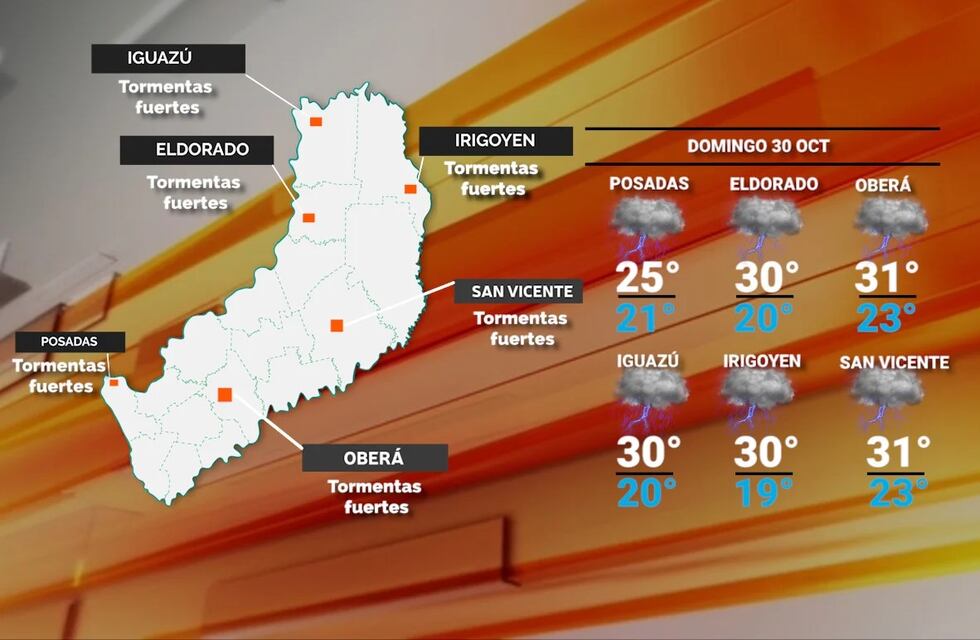 Continúan las precipitaciones y llegaría un frente frío para el inicio de la semana