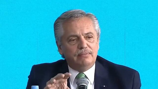 Alberto Fernández en Paraná.