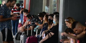 El supermercado funciona en la Terminal de colectivos de Córdoba.