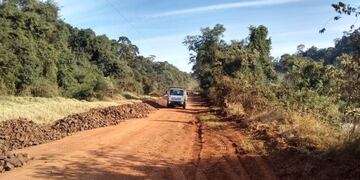 Vialidad Provincial se encuentra en obras sobre la Ruta Provincial N°16.