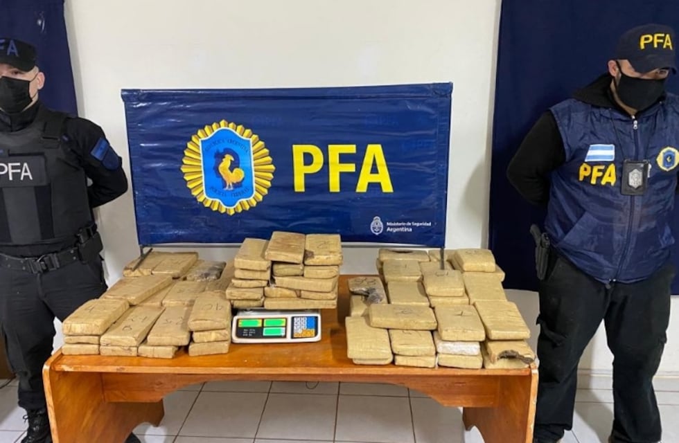Más de 60 kilos de marihuana fueron incautadas en Eldorado
