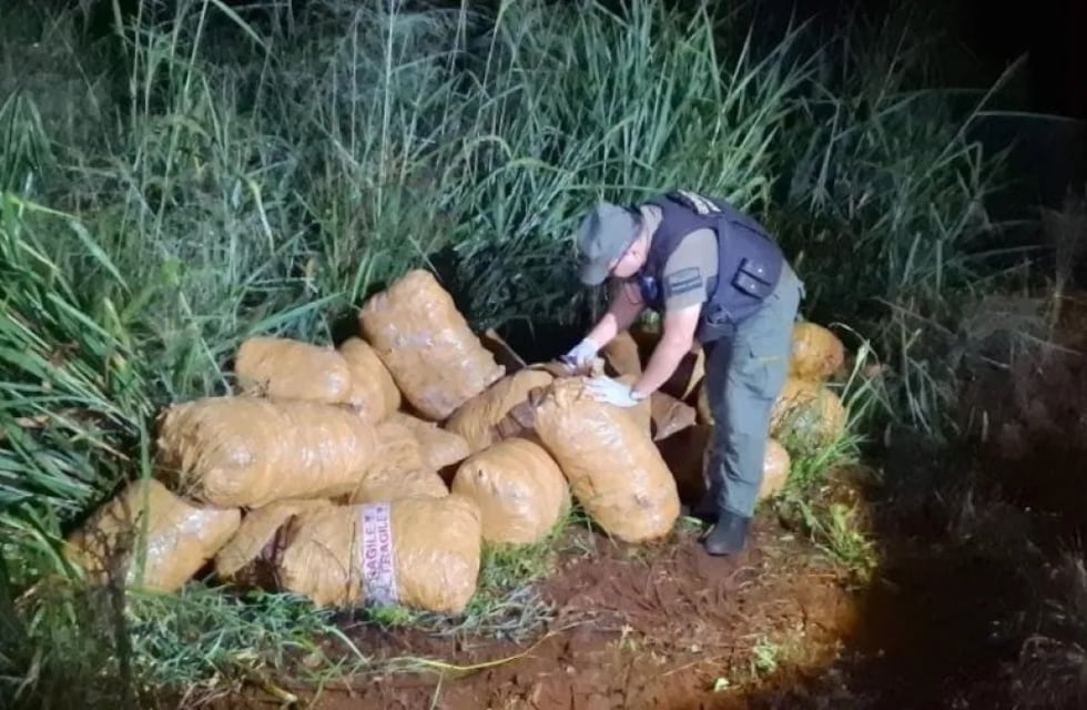 Incautan más de una tonelada de marihuana en Colonia Victoria