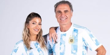 La reacción de Oscar Ruggeri cuando su hija Cande le contó que iba a ser abuelo.