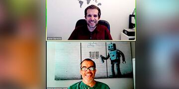 Javier (arriba) y Fabián Barreiro (La Arena)