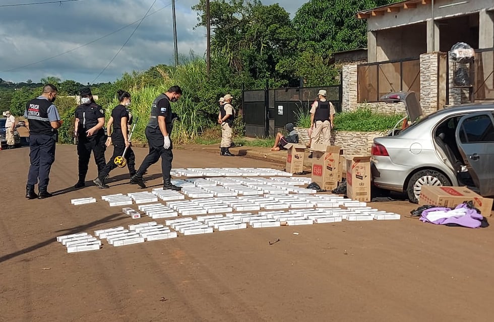 Cigarrillos ilegales: persecución, tiros y detenidos en Garupá