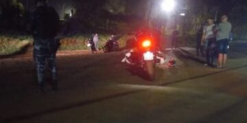 Oberá: una persona herida tras siniestro vial.