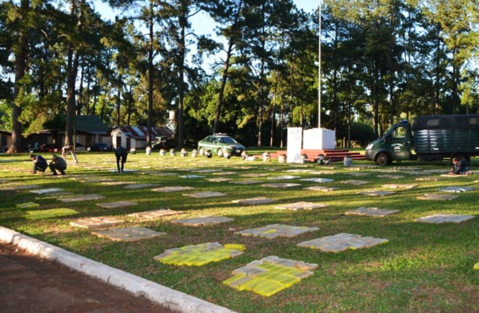 Colonia Delicia: Gendarmería  decomisó casi 4 toneladas de marihuana