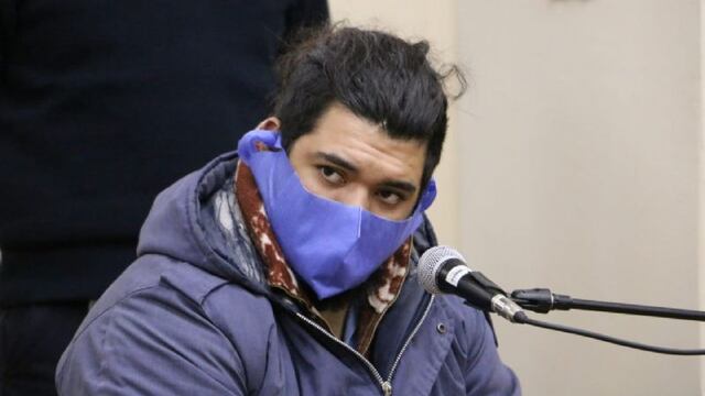 Jonathan Vega, acusado de matar a su padre.