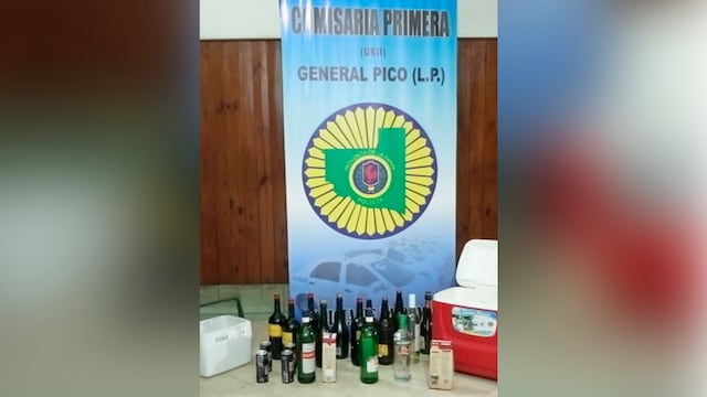 Elementos secuestrados en un procedimiento en General Pico (Policía de La Pampa)